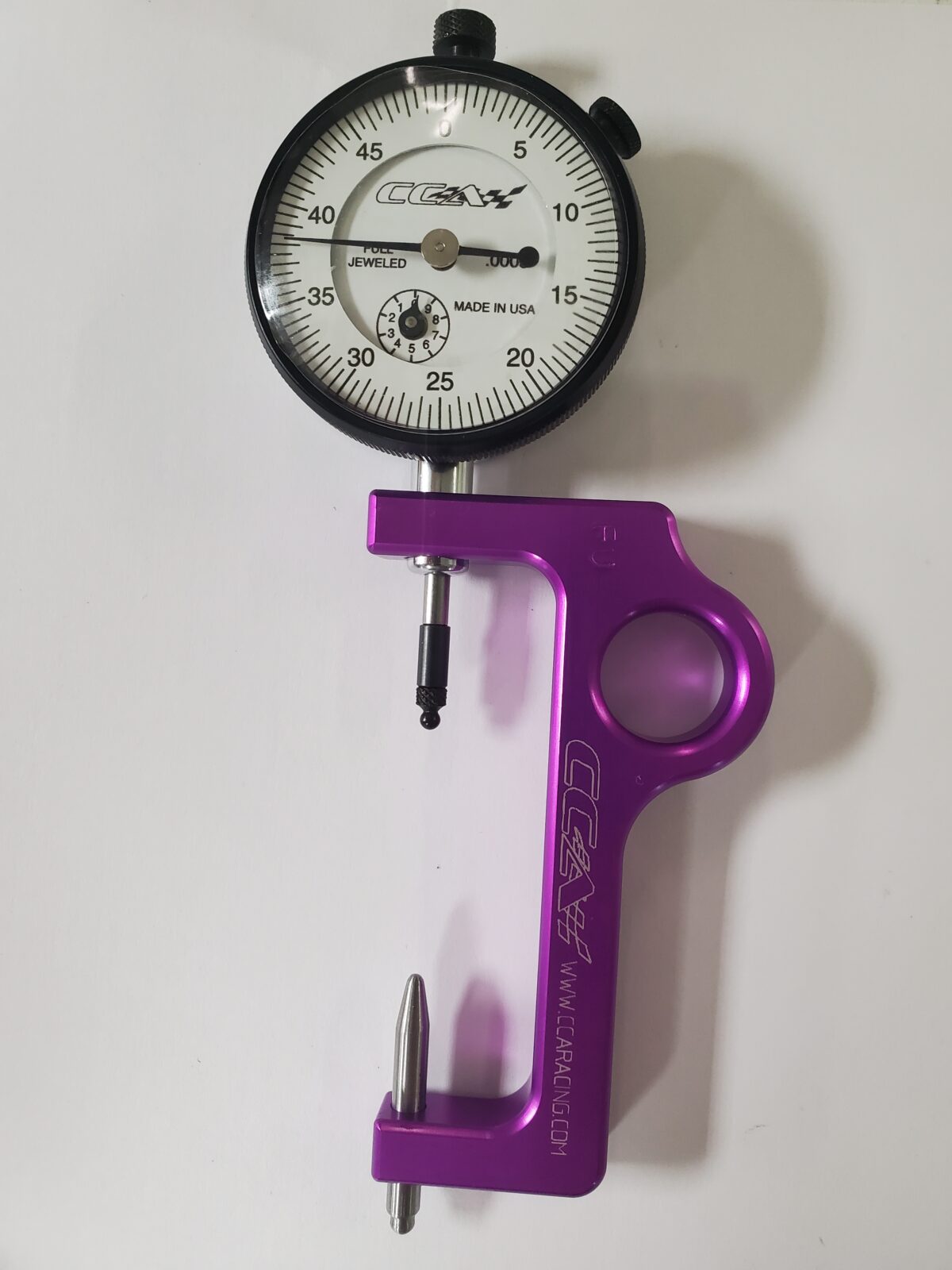 Rod Bolt Stretch Gauge, Black w/ Indicator CCA Racing Products