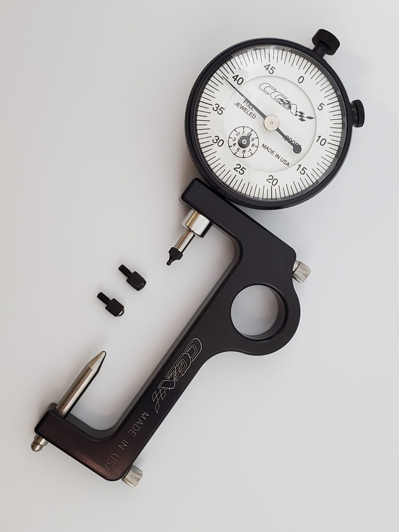 Rod Bolt Stretch Gauge, Black w/ Indicator CCA Racing Products