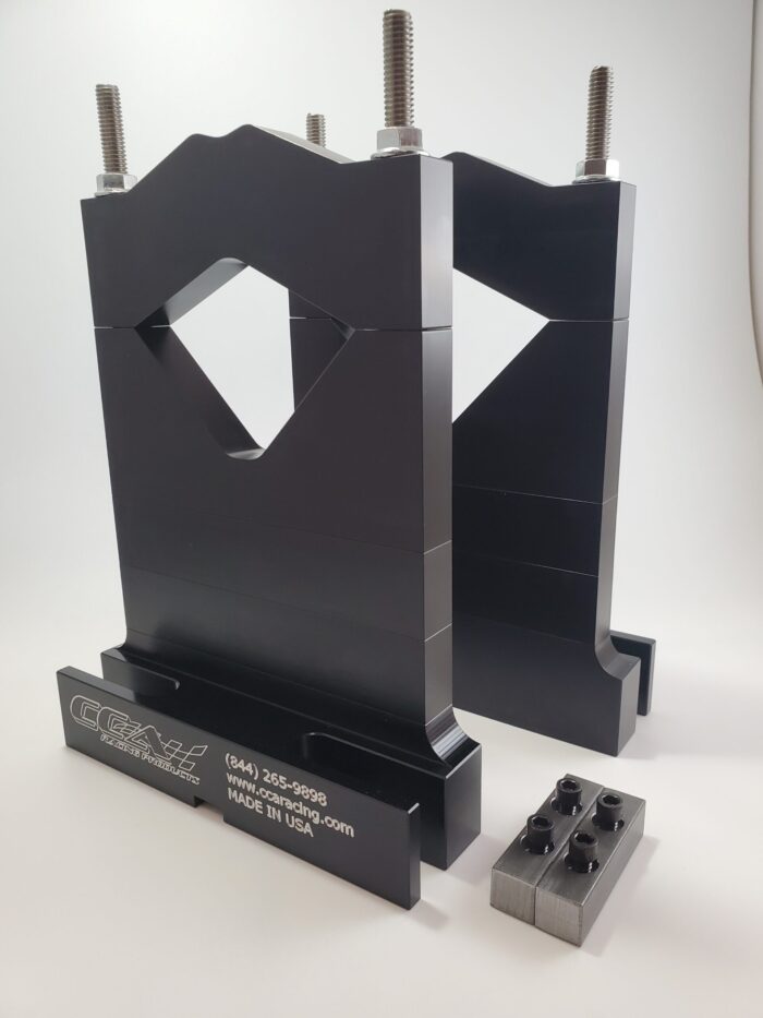 Crankshaft V-Block, Modular, Pair - Black